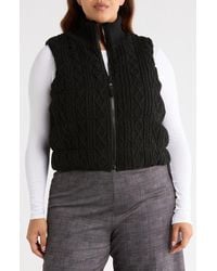 Lyssé - Prudence Reversible Puffer Sweater Vest - Lyst