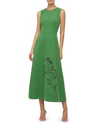 Kay Unger - Blossom Embroidery Detail Cocktail Dress - Lyst