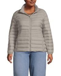 Lands' End - Wanderweight Ultralight Packable Down Jacket - Lyst