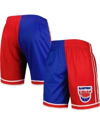Mitchell & Ness - New Jersey Nets Hardwood Classics 1993 Split Swingman Shorts - Lyst