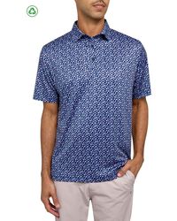 Con.struct - Regular Fit Micro Mexi Skulls Print Recycled Performance Golf Polo - Lyst