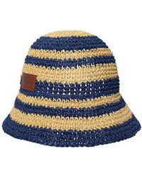 Ralph Lauren - Crochet Straw Bucket Hat - Lyst