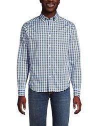 Lands' End - Traditional Fit Long Sleeve Travel Kit Shirt - Lyst