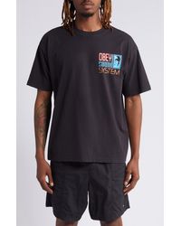 Obey - Sound System Graphic T-shirt - Lyst