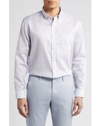 Johnston & Murphy - Cocktail Print Cotton Button-up Shirt - Lyst