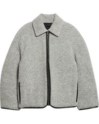 JW Anderson - Contrast Trim Casual Wool Blend Jacket - Lyst