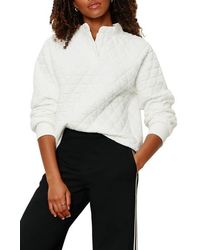 Sanctuary - Quilted Sweatshirt - Lyst