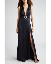 Ramy Brook - August Crystal Embellished Satin Gown - Lyst