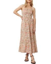 Marine Layer - Selene Floral Smocked Tiered Maxi Sundress - Lyst