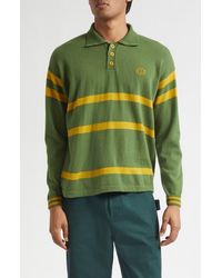 Bode - Regis Virgin Wool Polo Sweater - Lyst