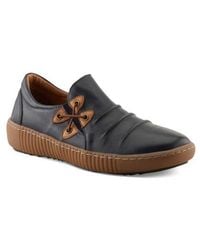 Spring Step - Tavi Leather Slip On Sneaker - Lyst