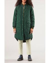 Picture - Endya Water Repellent Quilted Longline Jacket - Lyst