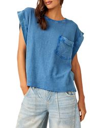 Free People - Our Time Oversize T-shirt - Lyst