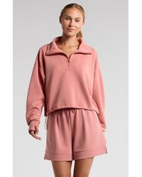 Zella - Ultrasoft Knit Half Zip Pullover - Lyst