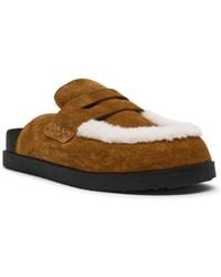 Steve Madden - Tomlin Faux Fur Trim Mule - Lyst