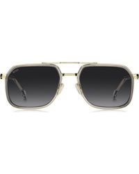 BOSS - 55Mm Rectangular Sunglasses - Lyst