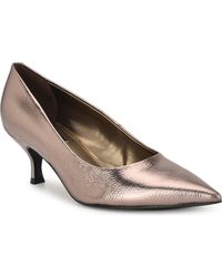 Nine West - Sisko Pointed Toe Kitten Heel Pump - Lyst