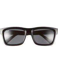 Ray-Ban - Warren 57mm Rectangular Sunglasses - Lyst