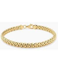 Oradina - 14K Caesar Bangle Bracelet - Lyst