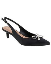 BCBGMAXAZRIA - Donna Slingback Pointed Toe Kitten Heel Pump - Lyst