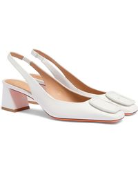 Santoni - Mid-Heel Slingback - Lyst