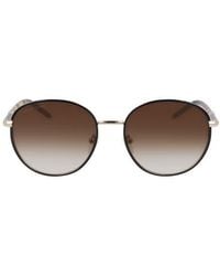 Longchamp - 53Mm Gradient Round Sunglasses - Lyst