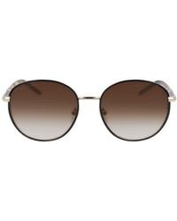 Longchamp - 53Mm Gradient Round Sunglasses - Lyst