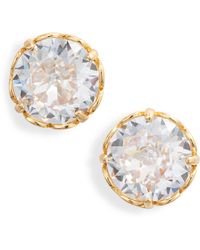 Kate Spade - That Sparkle Round Stud Earrings - Lyst