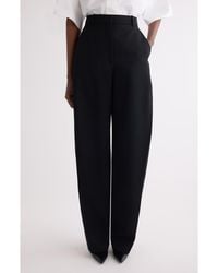 Givenchy - Cocoon Wool Grain De Poudre Pants - Lyst