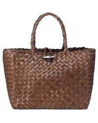 orYANY - Kayla Woven Leather Tote - Lyst