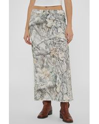 Guess - X Realtree Camo Cargo Maxi Skirt - Lyst