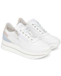 Nero Giardini - Side Zip Wedge Sneaker - Lyst