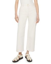 Mother - The Dodger High Waist Wide Leg Ankle Jeans - Lyst