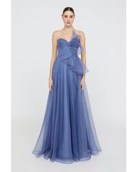 THEIA - Joanna Bow Bodice Gown - Lyst
