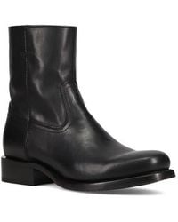 Frye - Campus Suede Plain Toe Zip Boot - Lyst