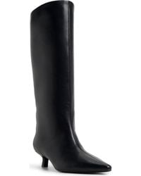 ALDO - Aliccia Pointed Toe Knee High Kitten Heel Boot - Lyst