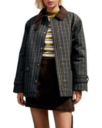 Next - Corduroy Collar Waxed Jacket - Lyst