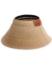 Rag & Bone - Meredith Rollable Raffia Visor - Lyst