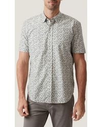 34 Heritage - Grove Short Sleeve Cotton & Lyocell Button-Up Shirt - Lyst