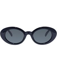 Le Specs - Nouveau Vie 50mm Oval Sunglasses - Lyst
