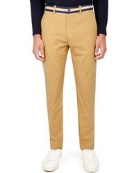 Con.struct - Slim Fit Solid Cotton Stretch Pants - Lyst