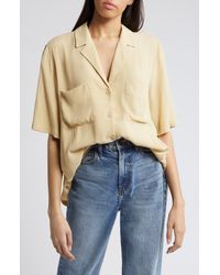 Treasure & Bond - Relaxed Fit Camp Shirt - Lyst