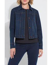 Lyssé - Curve Hem Denim Jacket - Lyst