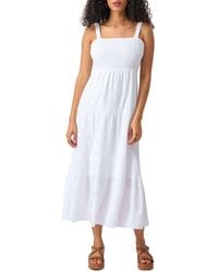 Sanctuary - Watching Sunset Tiered Cotton Maxi Dress - Lyst
