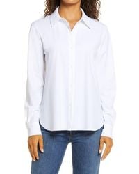 Lyssé - Ntials Connie Slim Fit Button-Up Shirt - Lyst