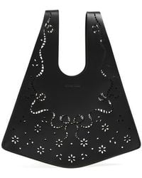 Simone Rocha - Mini Lasercut Leather Shopper - Lyst