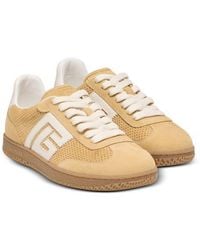 Balmain - Suede Swan Trainers - Lyst