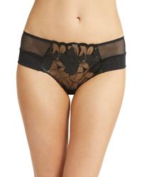 Chantelle - Fleurs Floral Embroidered Hipster Panties - Lyst