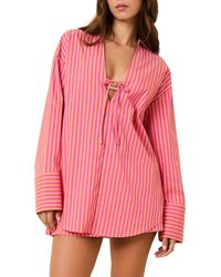 Solid & Striped - The Livia Stripe Tunic Dress - Lyst