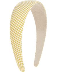 Tasha - Padded Plaid Headband - Lyst